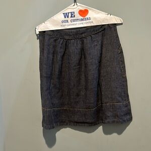 Above the knee denim, Eileen Fisher skirt size medium